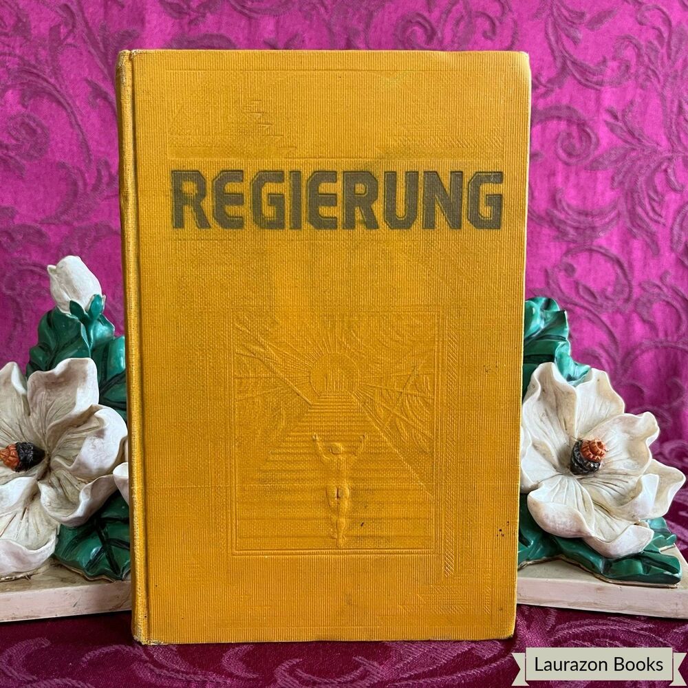 1928 Regierung (Government) by J. F. Rutherford, Watch Tower Vintage German Book